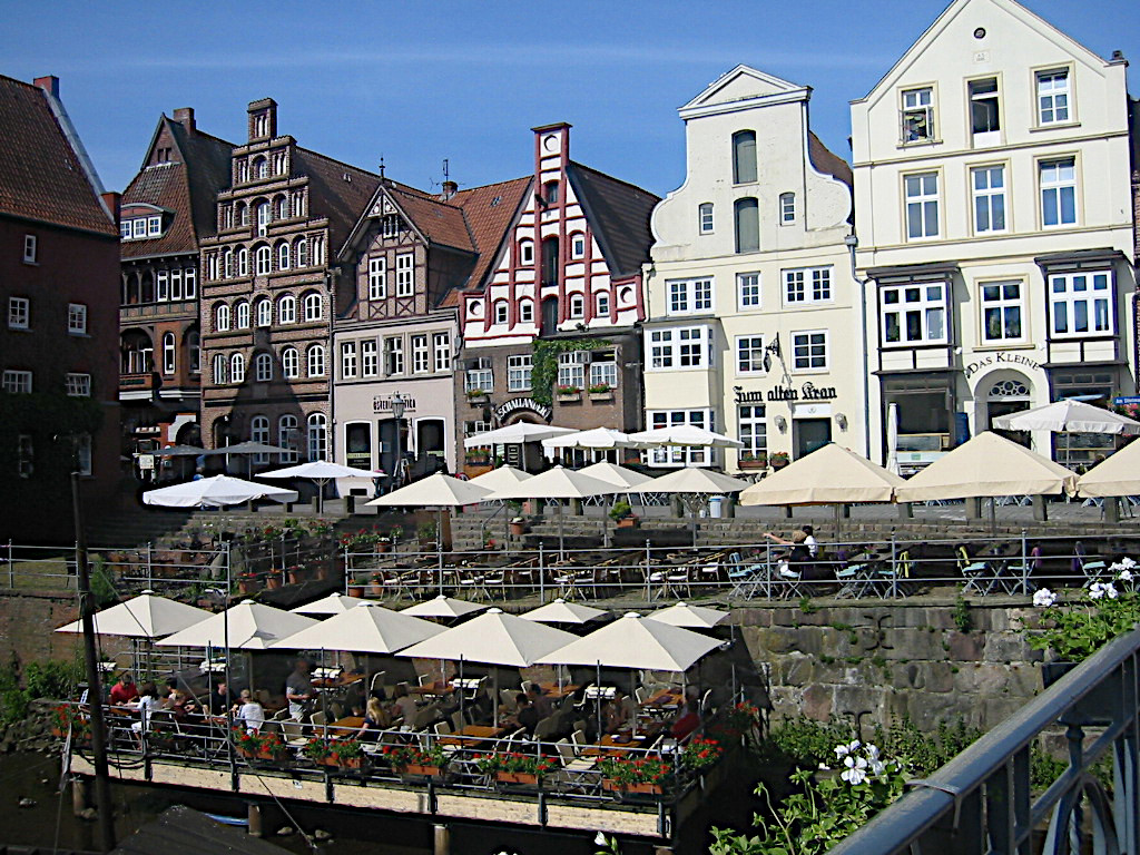 Blick in die Altstadt von Lüneburg