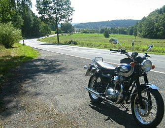 es geht durch den Solling und um den Solling herum